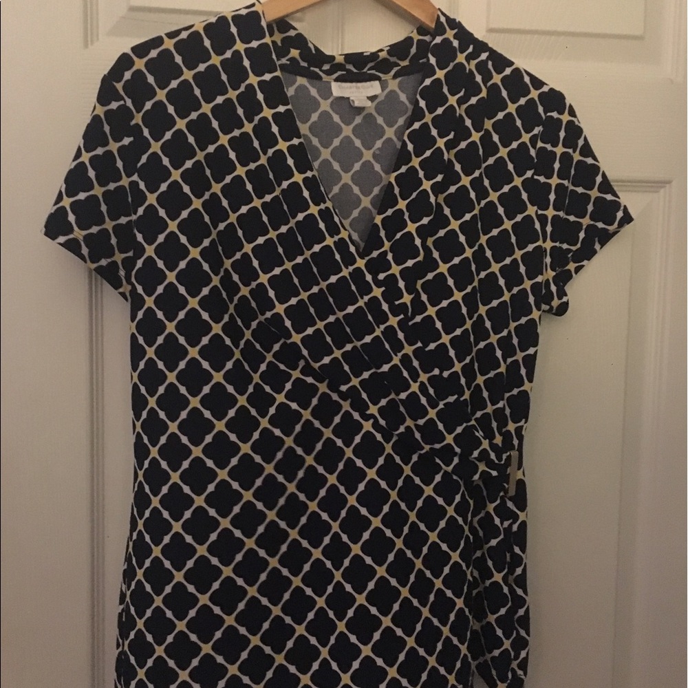 Wrap style shirt. NWOT